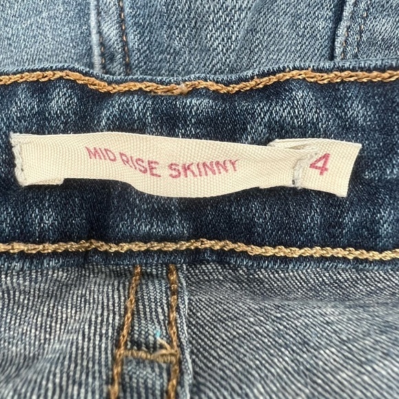 Levi’s Mid Rise Skinny Stretch Jeans Size 4 (27) Women’s - Picture 2 of 7